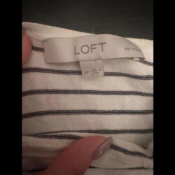 Nautical Charm Striped Boat Neck Sweater - Picture 2 of 2